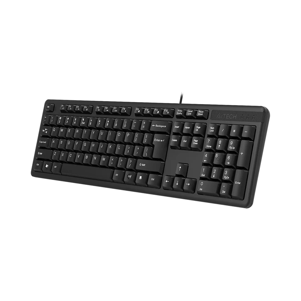 Клавиатура проводная A4Tech KK-3, черный — KSKSHOP.RU