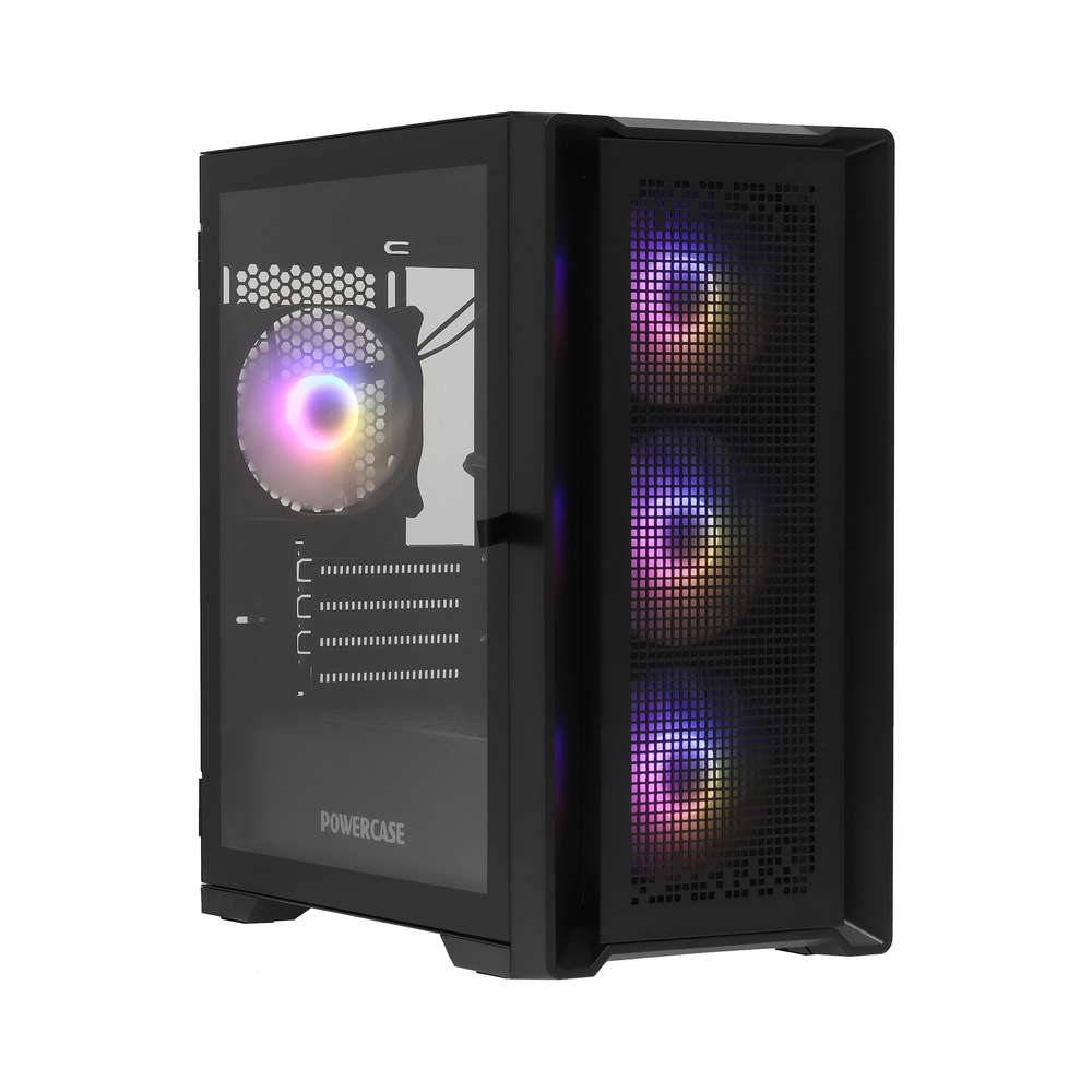 картинка Корпус Powercase ByteFlow Micro Black, черный от магазина Одежда+