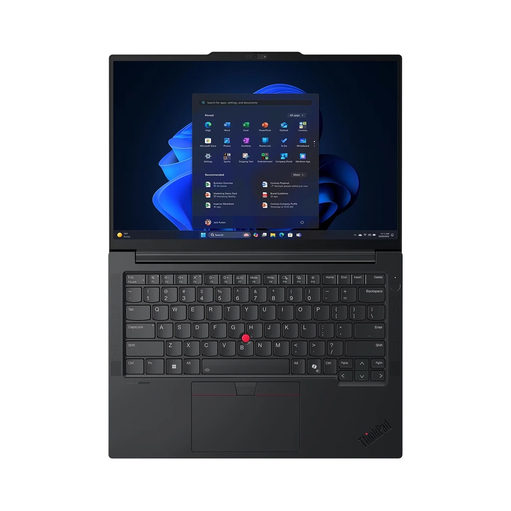 Ноутбук LENOVO THINKPAD EDGE E14 GEN 7/ INTEL ULTRA U7-255H/ INTEL ARC GRAPHICS SHARED/ INTEL AI BOOST NPU/ 16GB/ 512GB SSD/ 14.0" WUXGA IPS 300 NITS/ WIFI/ BT/ 1080P FHD IR HYBRID CAMERA/ TPM/ FPR/ BACKLIT KB/ DOS/ QWERTY-ENGLISH-EU/ — KSKSHOP.RU