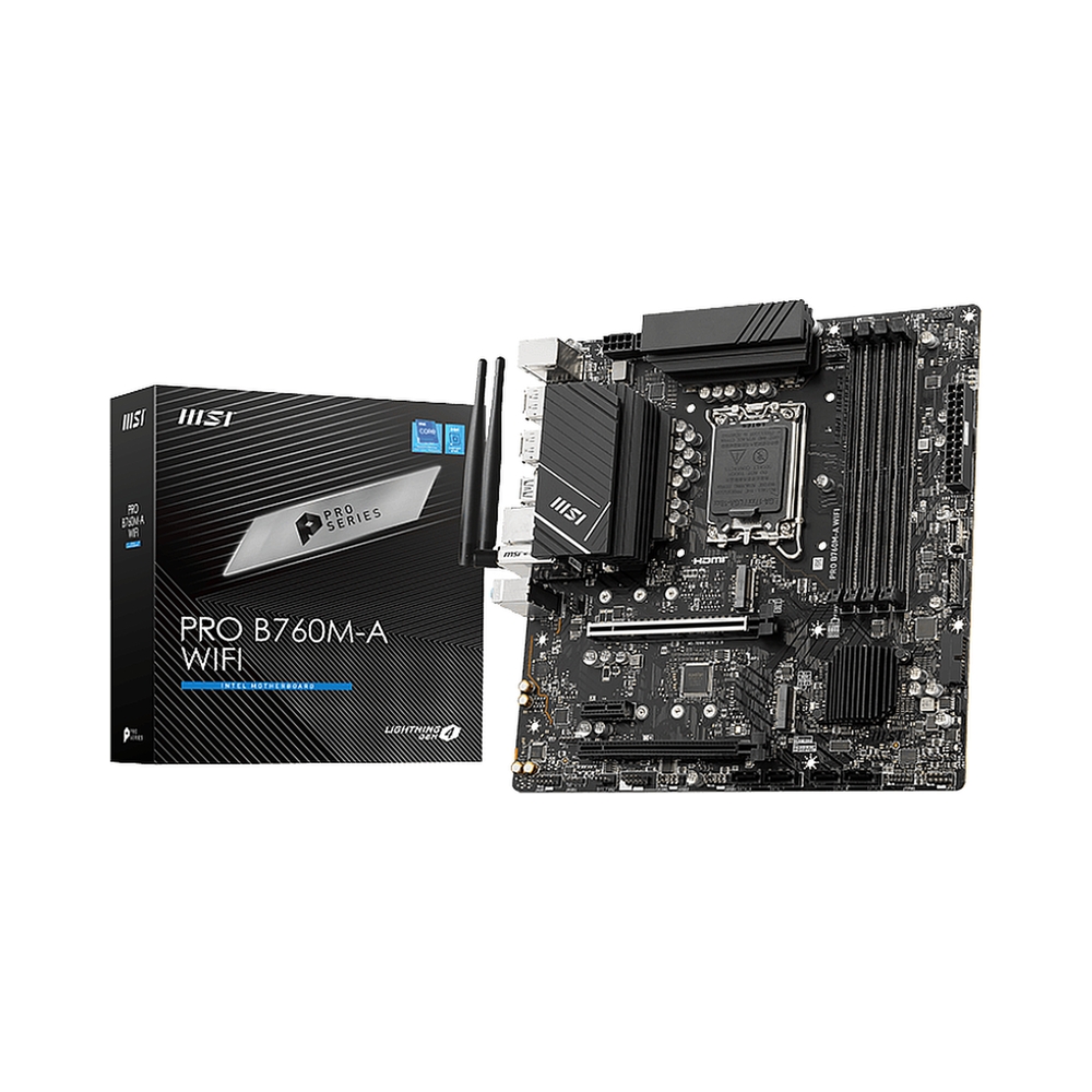 картинка Материнская плата MSI PRO B760M-A WIFI от магазина Одежда+