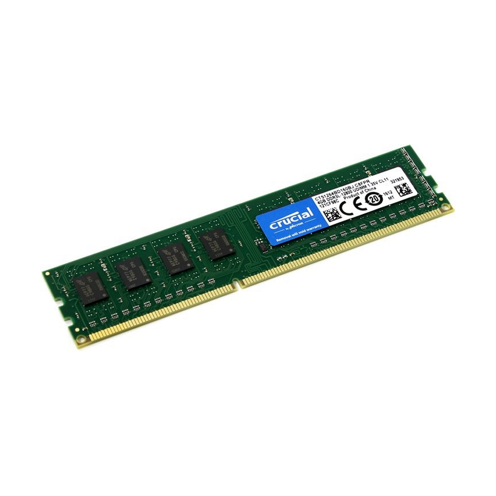 Модуль памяти Crucial DIMM DDR3 DIMM 4GB 1600MHz — KSKSHOP.RU