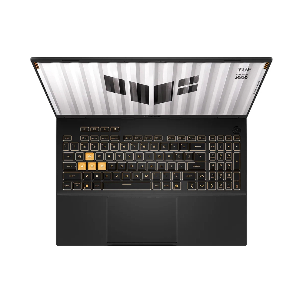 Ноутбук ASUS TUF F16 FX608JMR-RV170 16"(1920x1200 (матовый, 165Hz) IPS)/Intel Core i5 14450HX (2.4Ghz)/16384Mb/512PCISSDGb/noDVD/Ext:nVidia GeForce RTX 5060(8192Mb)/Cam/BT/WiFi/90WHr/war 1y/2.2kg/Jaeger Gray/DOS — KSKSHOP.RU