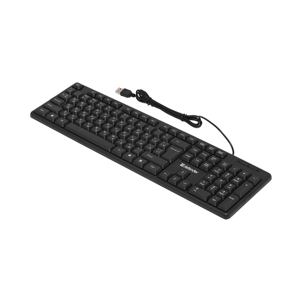 картинка Клавиатура Defender Element HB-520 USB, чёрная от магазина Одежда+