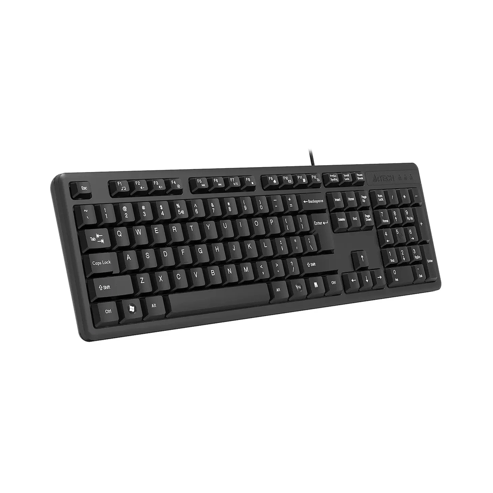 Клавиатура проводная A4Tech KK-3, черный — KSKSHOP.RU