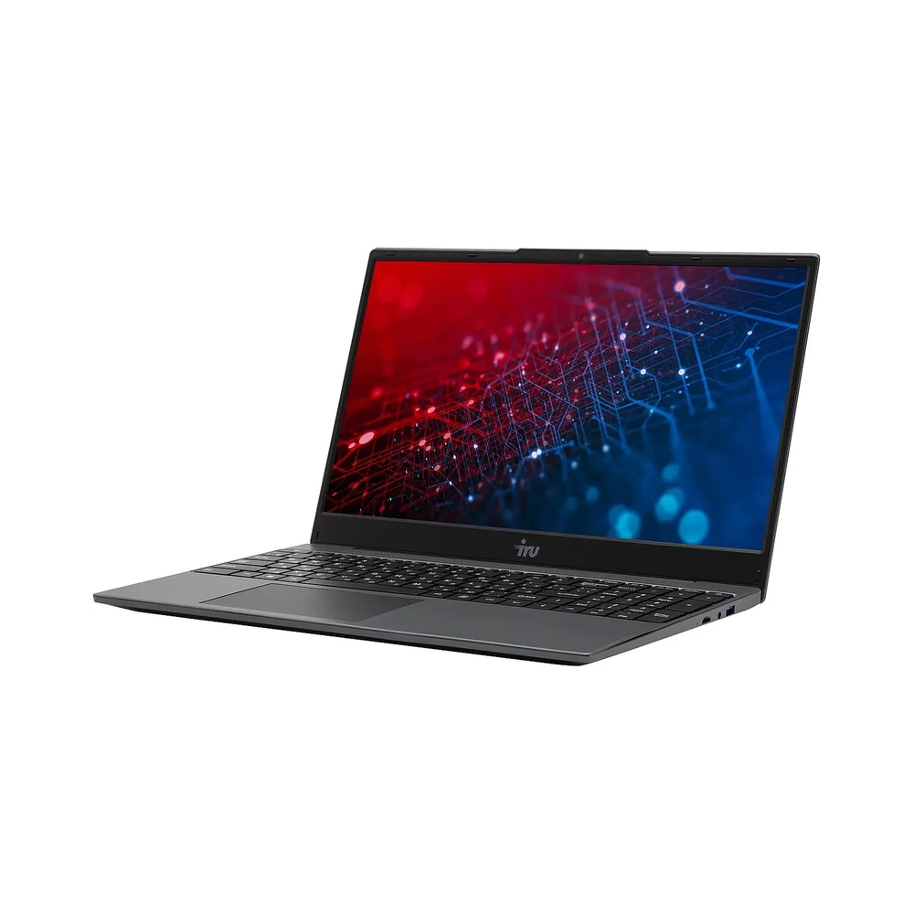 Ноутбук IRU Tactio 15PHR Ryzen 5 7430U 8Gb SSD256Gb AMD Radeon Graphics 15.6" IPS FHD (1920x1080) Windows 11 Pro 64 black WiFi BT Cam 4000mAh (2150145) — KSKSHOP.RU