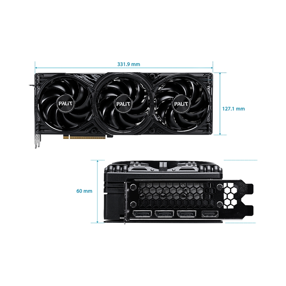 Видеокарта Palit GeForce RTX 5070 GamingPro [NE75070019K9-GB2050A] — KSKSHOP.RU