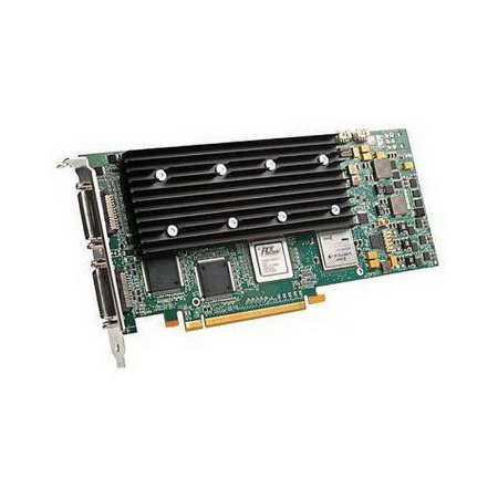 Видеокарта Matrox (MURA-MPX44HF) 4 outputs, 4 inputs PCIe x16 (Gen2) 2GB1 64 Gbit/sec,  out SL-DVI 2048x1152, output: RGB (VGA) 2048x1536 , input: SL-DVI 1920x1200, RGB (VGA) 2048x1536, Component (YPbPr) 1080i, S-Video NTSC/PAL/SECAM, Composite NTSC/