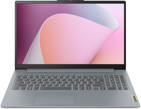 Ноутбук 15.6" LENOVO IdeaPad 3 Slim 15IRU8 [1920x1080, IPS, Intel Core i3-1305U, RAM 8Gb, SSD 256Gb, Intel UHD Graphics, DOS]