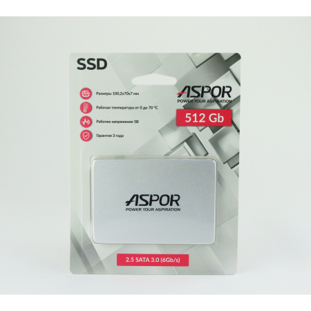 SSD 2.5" 128GB SATA3 Aspor TLC SM2259XT2