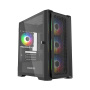 Корпус Powercase ByteFlow Micro Black, черный