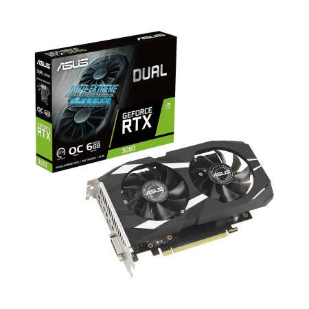 Видеокарта ASUS GeForce RTX 3050 Dual OC Edition [DUAL-RTX3050-O6G]