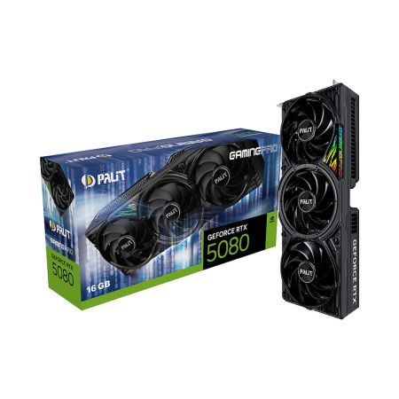 Видеокарта Palit GeForce RTX 5080 GamingPro [NE75080019T2-GB2031A]