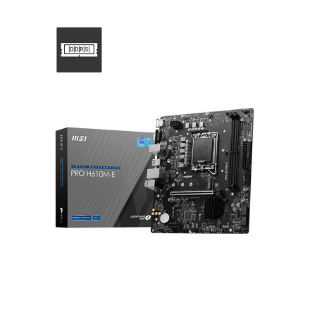 Материнская плата MSI PRO H610M-E D5