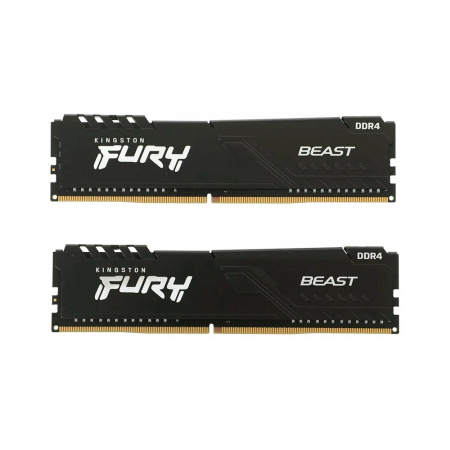 [Б/У] Оперативная память Kingston FURY Beast Black 8GB [KF432C16BBK2/16]